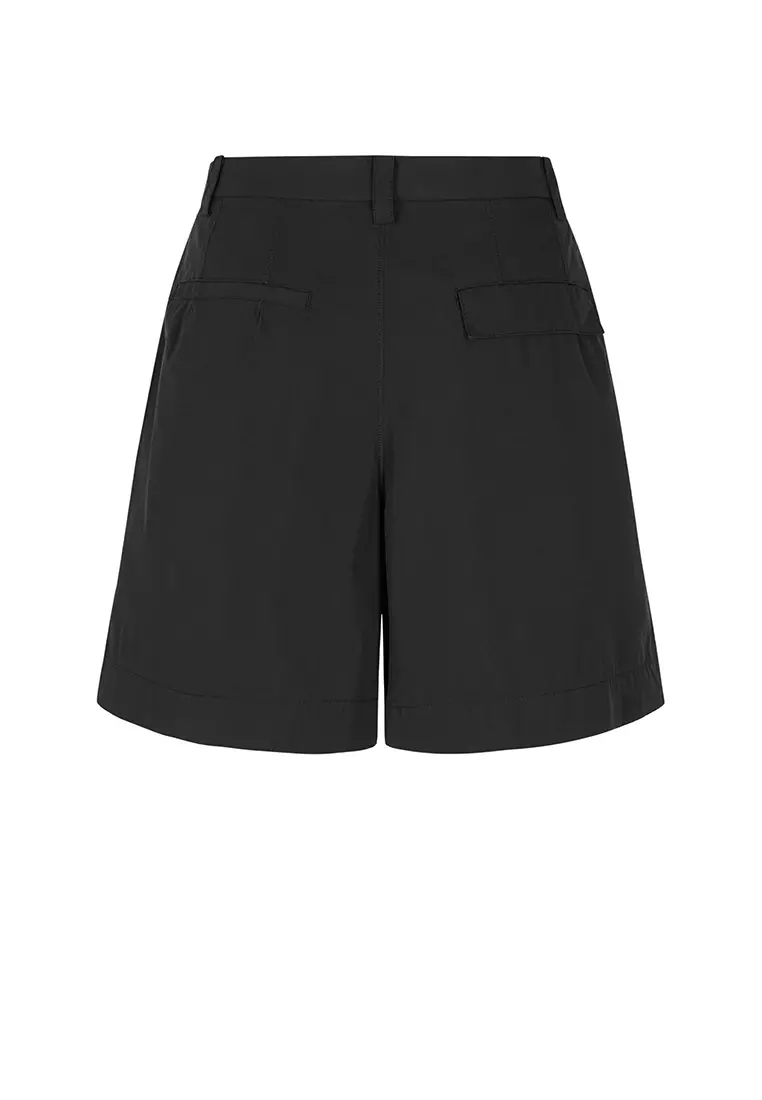 Cotton Jacquard Eco-Friendly Straight-Leg Hemmed Shorts