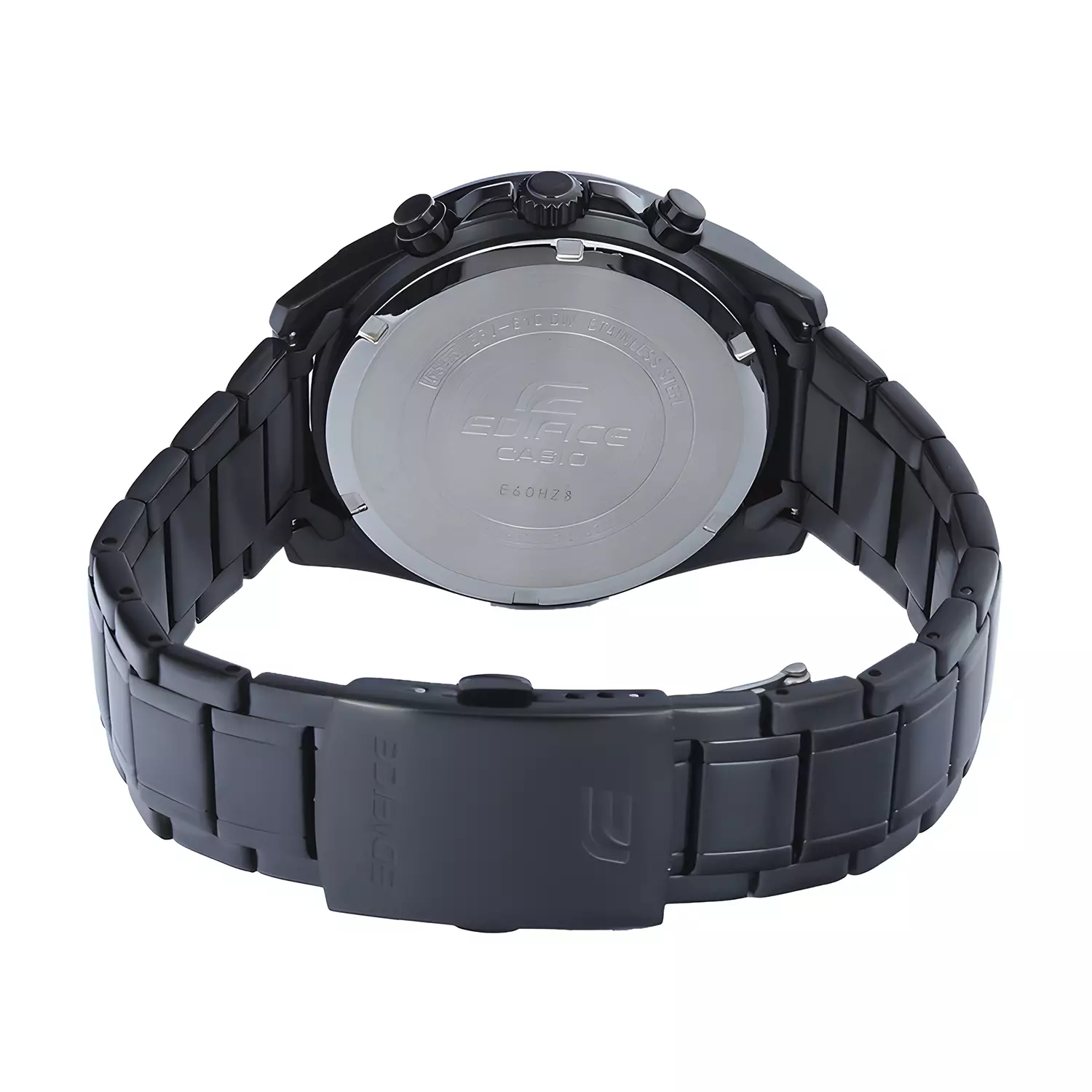 Casio Edifice Standard Chronograph EFV-610DC-1A Jam Tangan Analog Pria -  All Black Stainless Steel