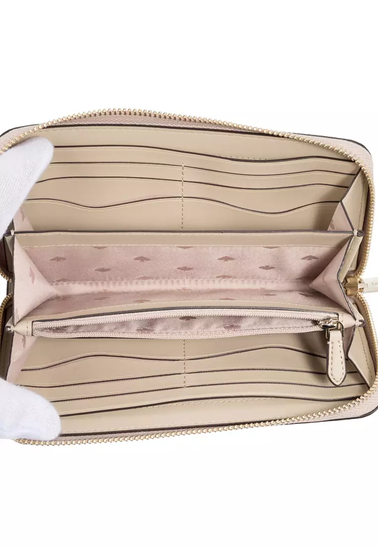 Buy Kate Spade Leila Large Continental Wallet Light Sand 2025