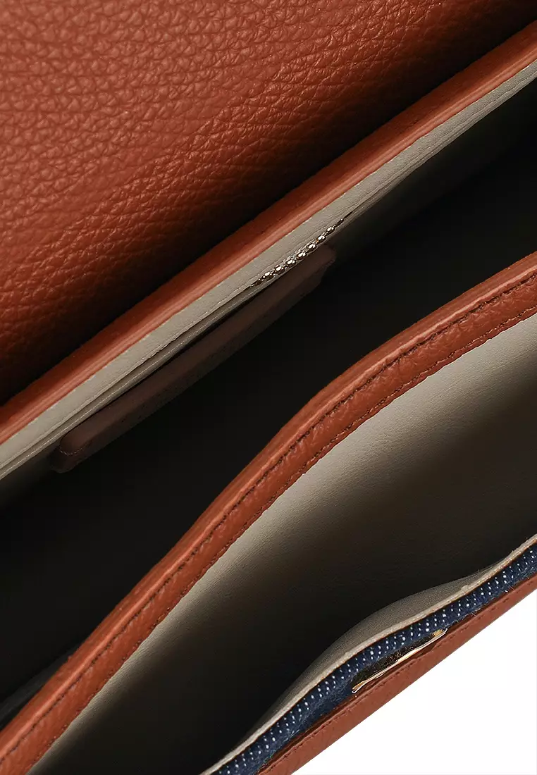 C-Me Denim Top-Handle Bag