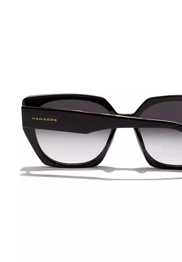 HAWKERS Black Iron Eco Boujee Sunglasses For Women, Female. Official Product Designed In Spain