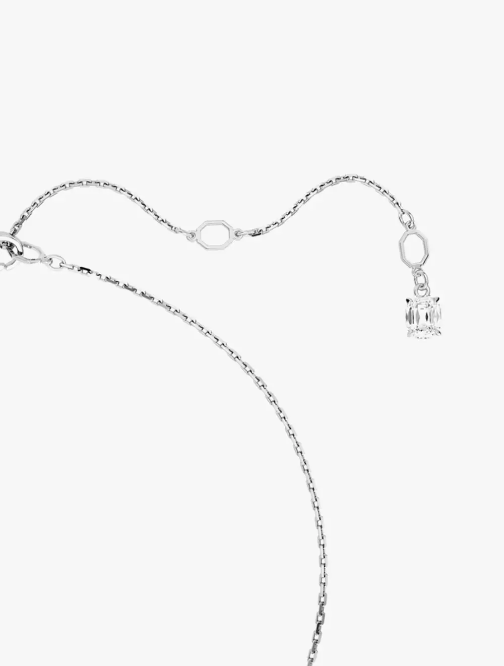 Alice In Wonderland Pendant, Playing Card, Red, Rhodium Plated - Red