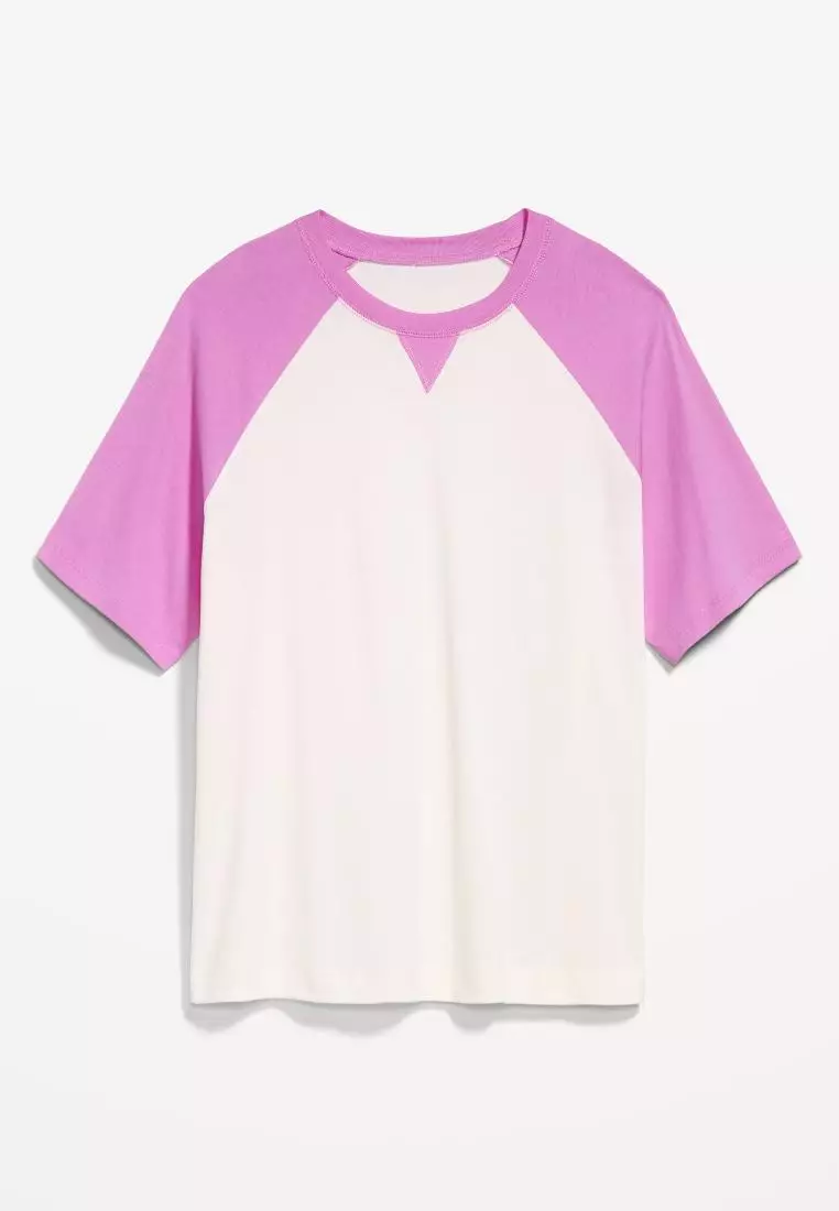 Vintage Crew-Neck Raglan T-Shirt