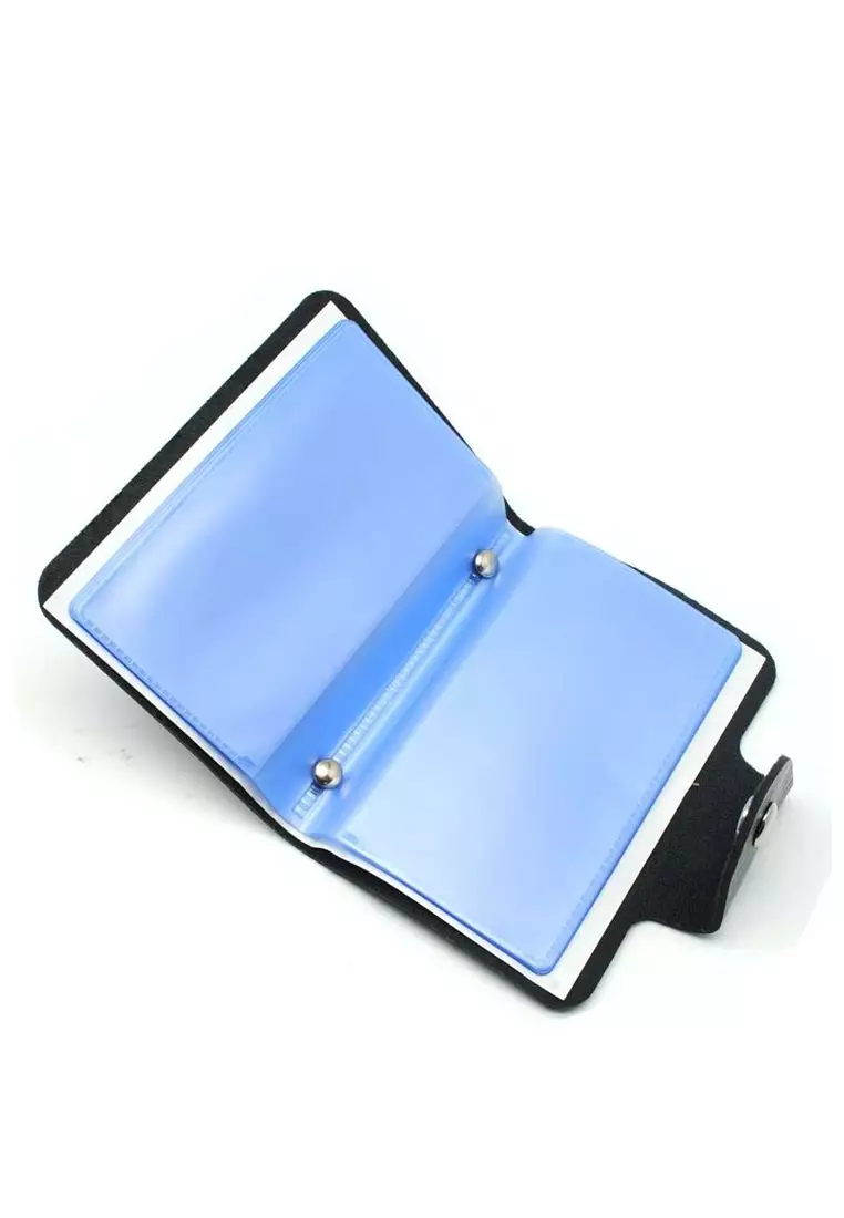 Zackly Dompet Kartu Fashion 24 Slot Material Kulit Leather ORIGINAL - Brown