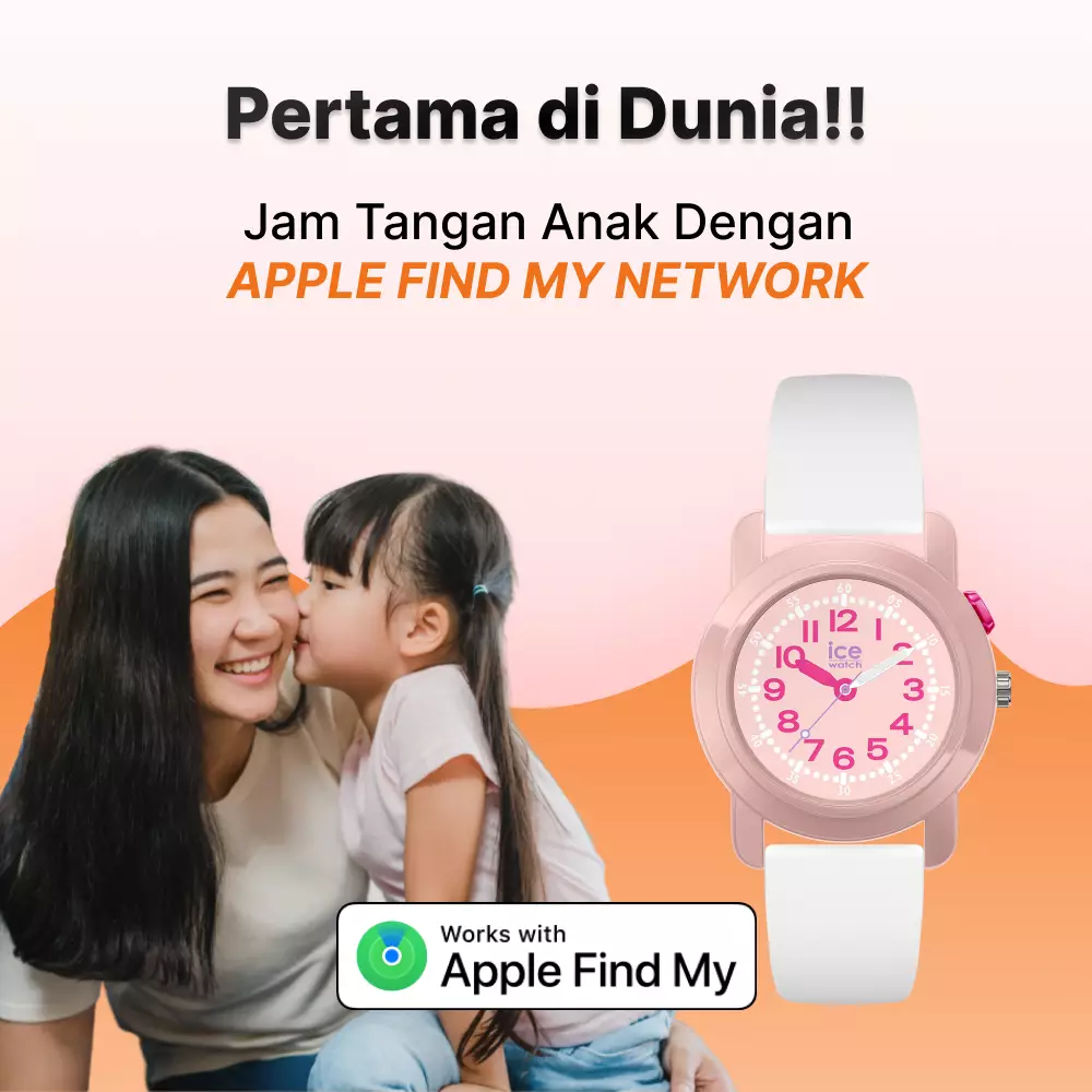 Jam Tangan Anak ICE Find - Jam Tangan Analog Anak Dengan Apple Find My Network, Water Resistance 3 ATM, Lacak Lokasi Anak 024913