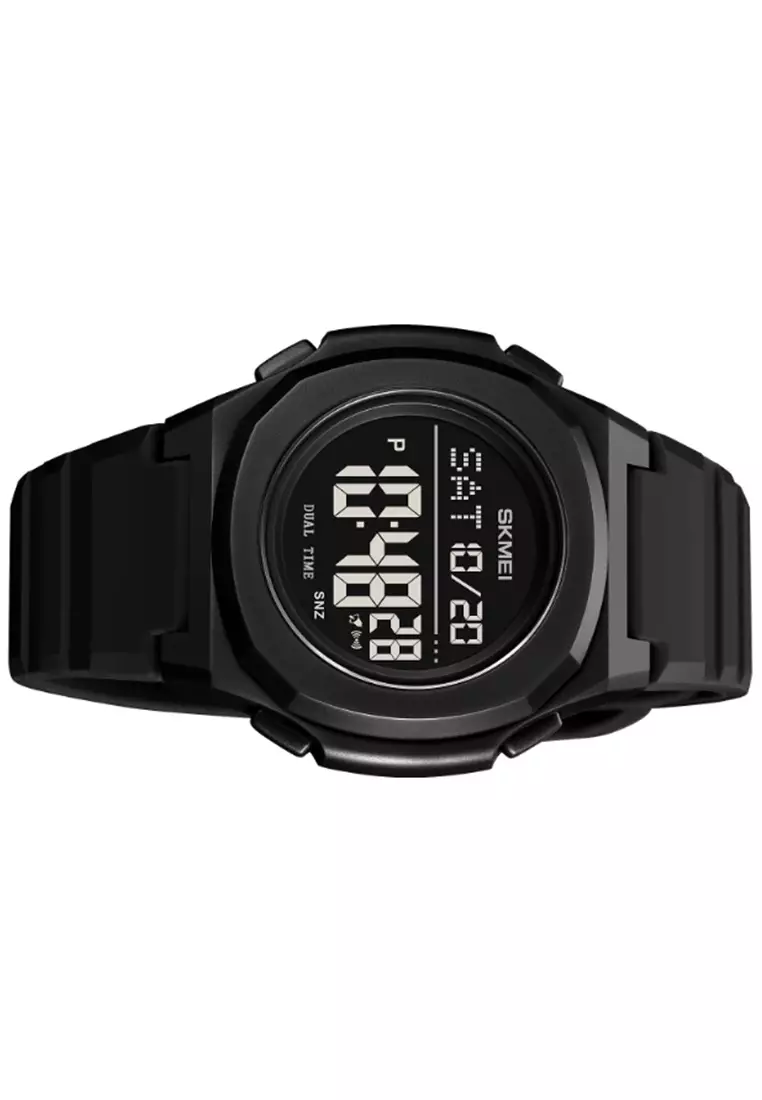 Jam Tangan Digital Pria Waterproof Many Function Strap Tali Material PU Silicone IR35 ORIGINAL