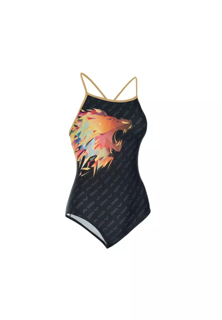 arena LADIES SWIMWEAR Siobhán FEARLESS THIN STRIPE XBACK ONE PIECE