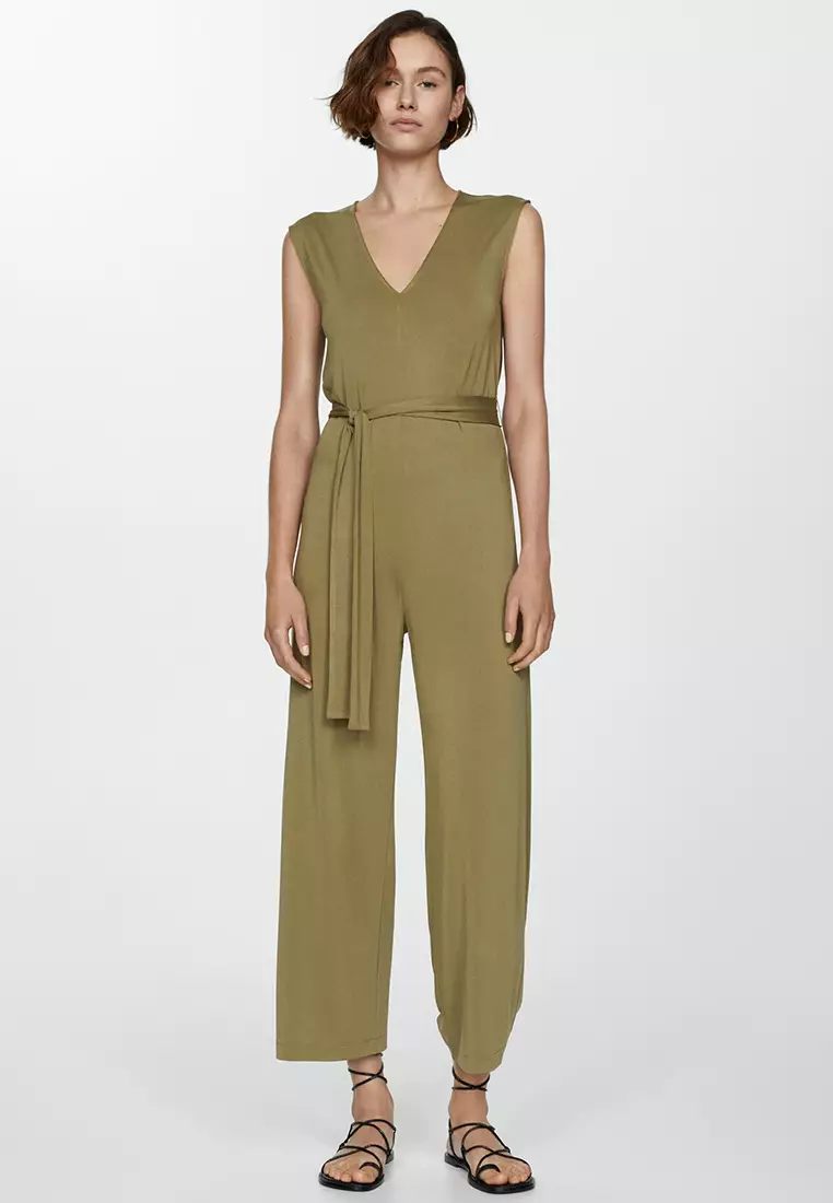 amachi front pocket jump suit 21ss