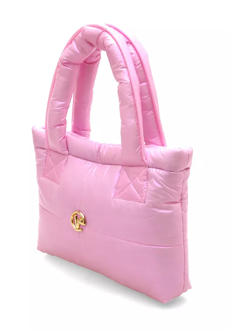 Angelina Pillow Puffy Bag Smooth Texture And High Quality - Blush