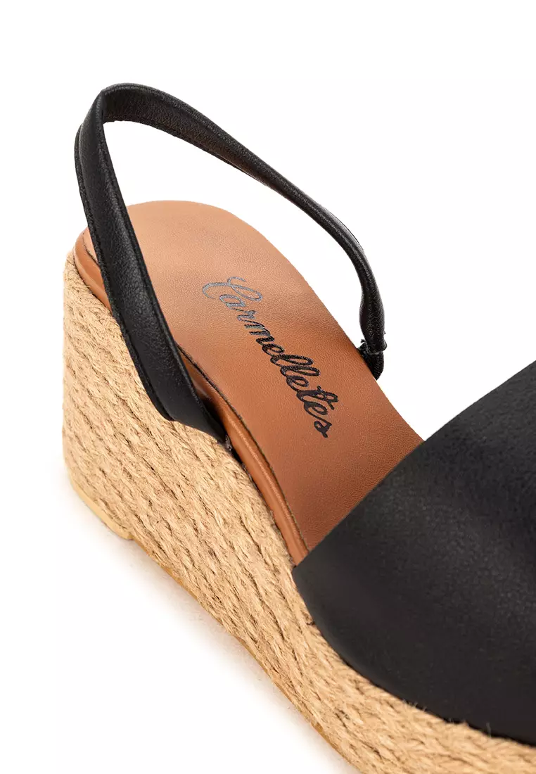 Sling Back Wedge Sandals