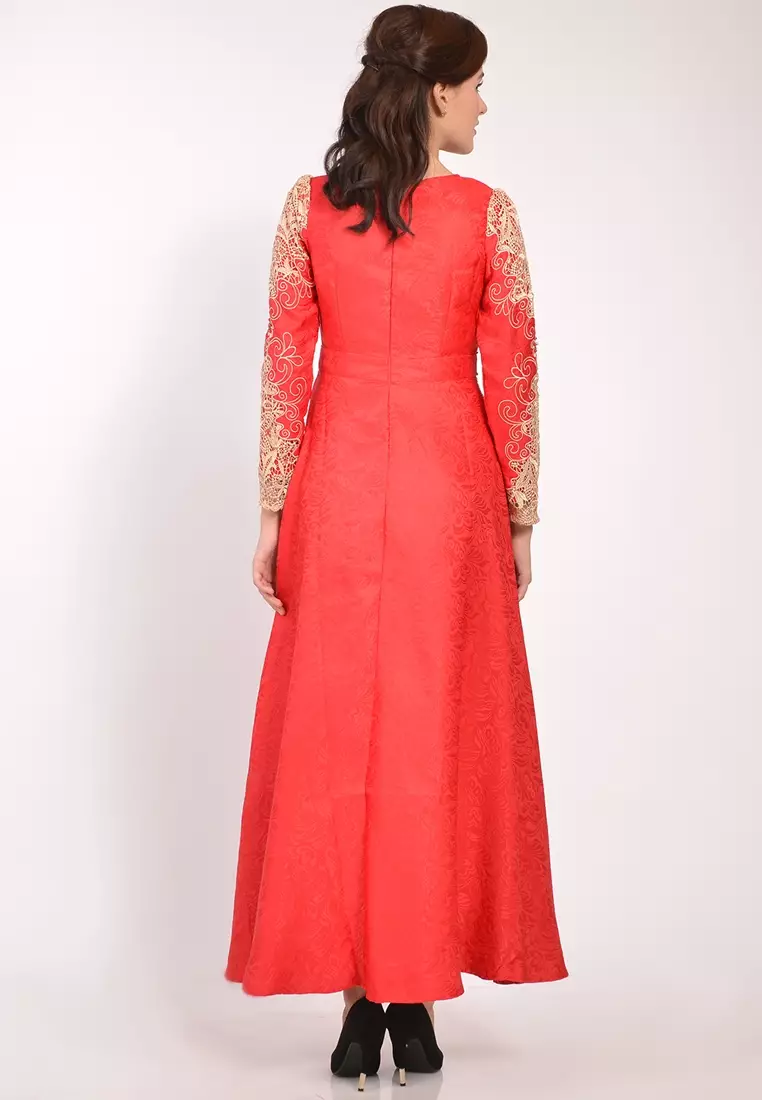 Chamoniq Gamis Brokat Jacquard