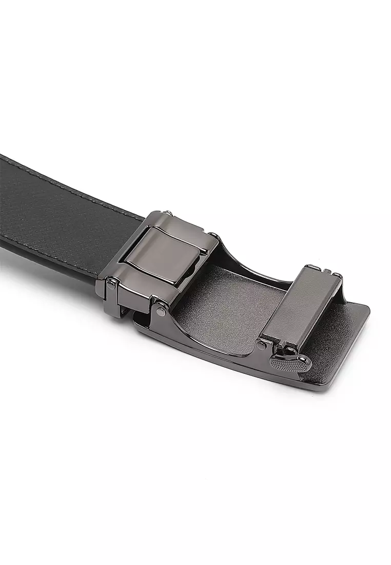 Men's 35mm Automatic Buckle Belt - Black