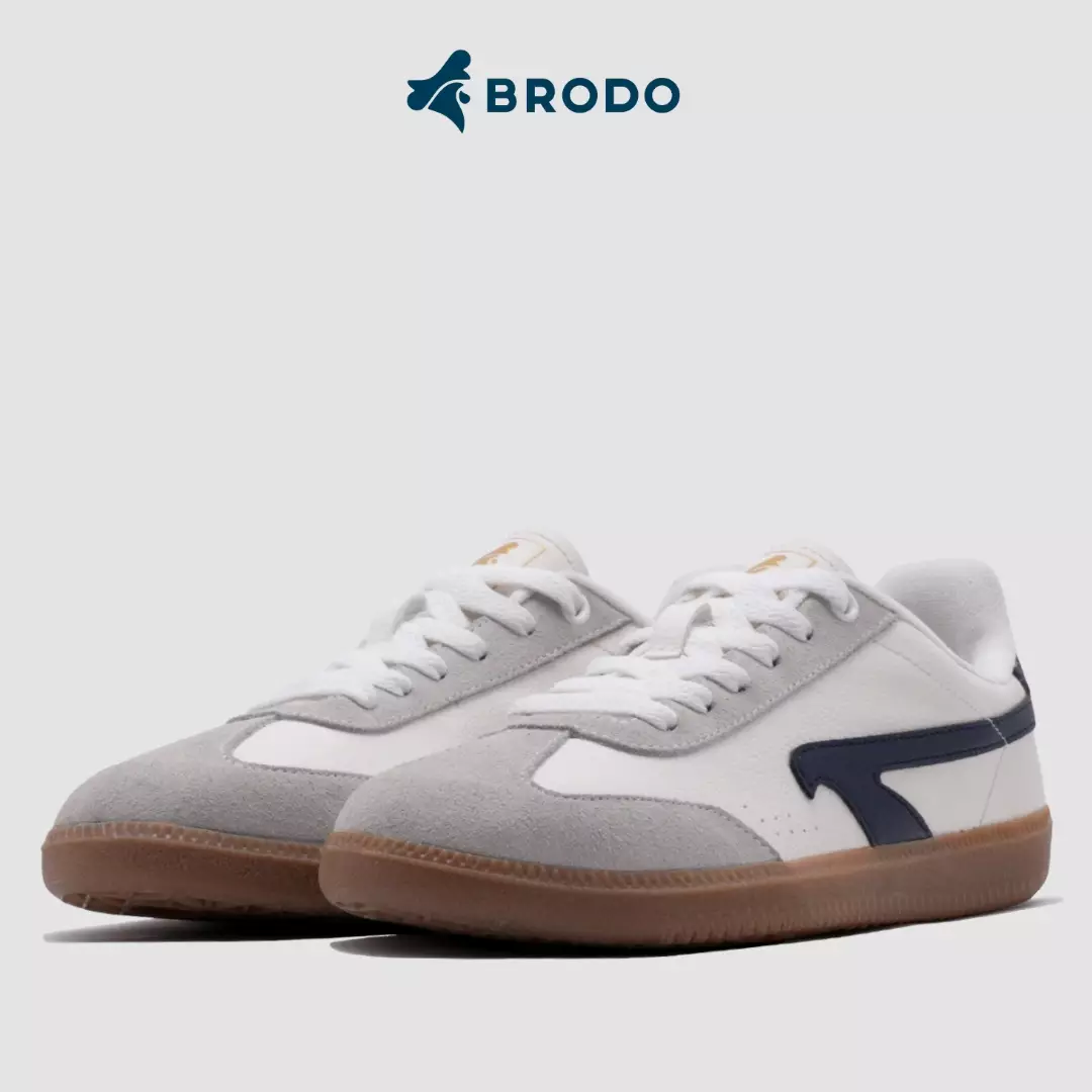 BRODO - Sneakers Ace Tango White Navy GS