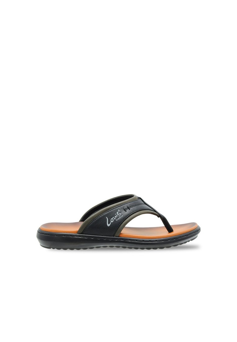 Louis Cuppers Slip On Faux Leather Classic Casual Sandals
