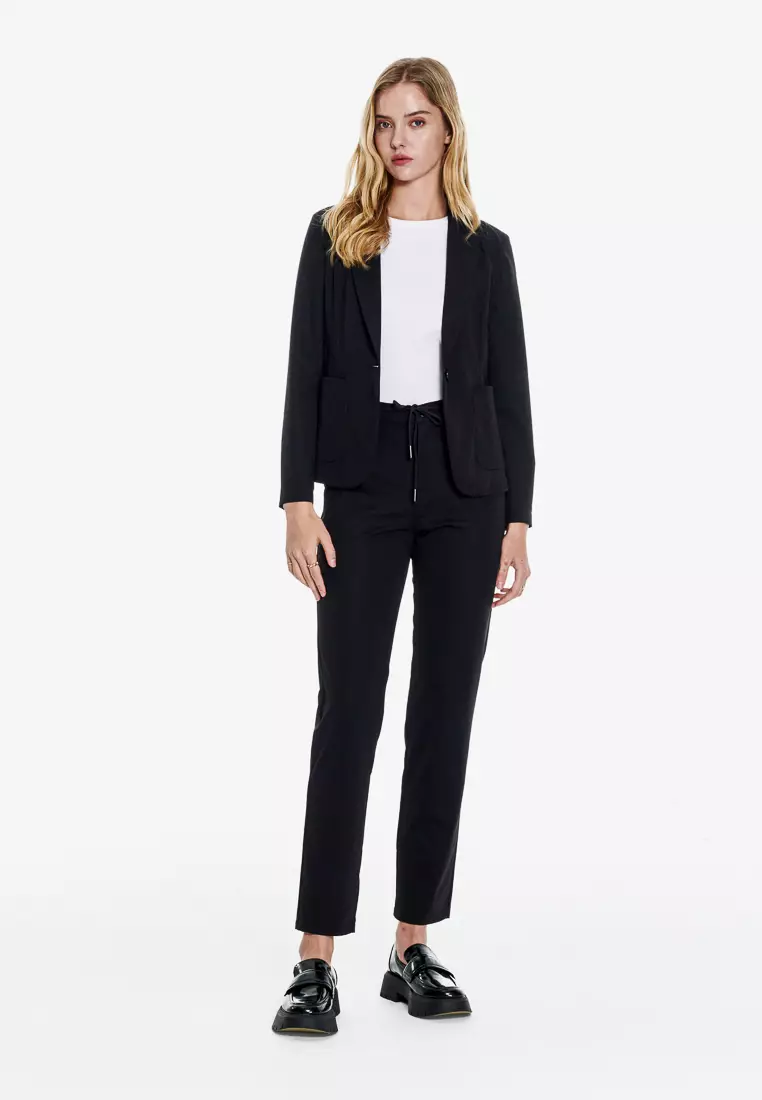 White U-neck T-SHIRT