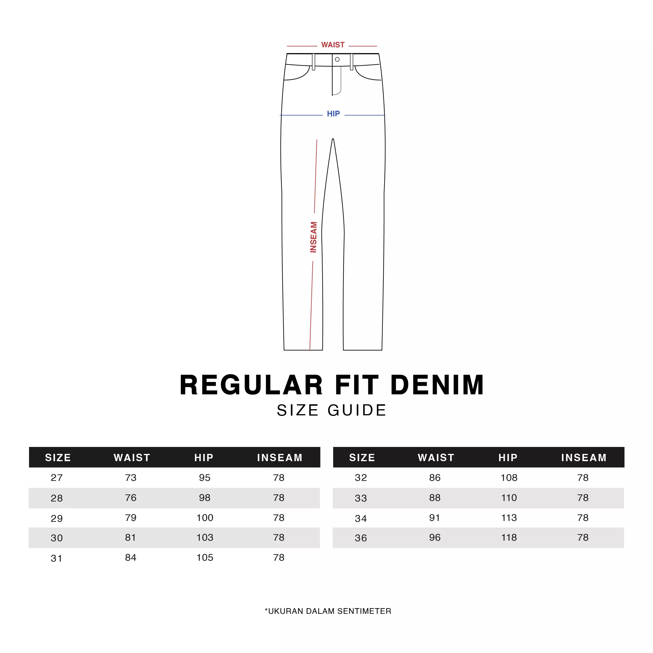 Celana Panjang Jeans Pria Regular A4 Series Dark Blue