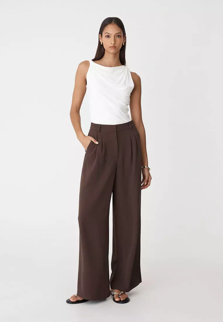Rumy Wide Leg Tailored Pants