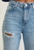 Trendyol blue Ripped Detailed High Waist 90's Wide Leg Jeans A4338AA9F98570GS_3