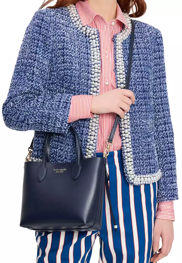 Bleecker Medium Crossbody Tote Bag In Parisian Navy KC925