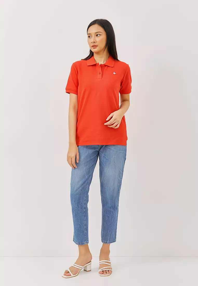 Brianna Red Polo T-Shirt (G.7424)