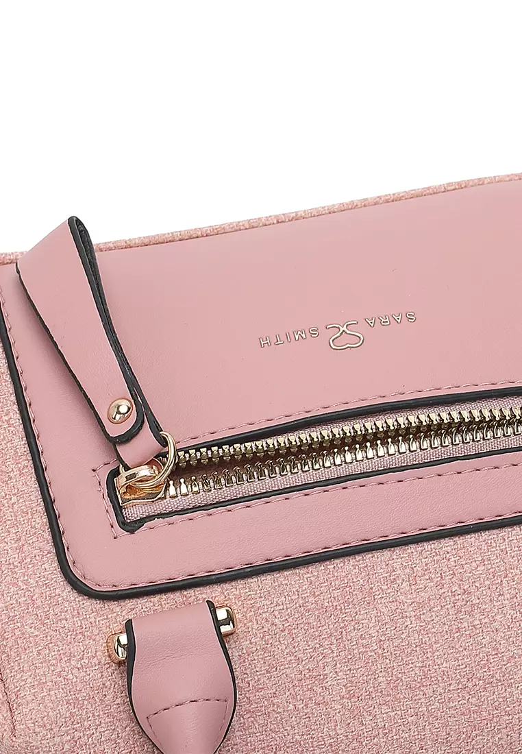 Women's Top Handle Bag / Sling Bag / Crossbody Bag / Shoulder Bag - Pink