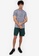 ZALORA ACTIVE green Front Cargo Pocketed Shorts 05D7FAA8AB9518GS_4