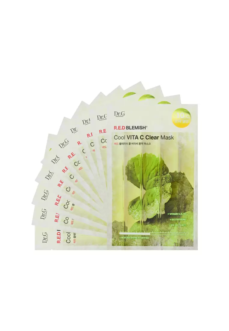 DR. G R.E.D Blemish Cool VITA C Clear Mask(10pcs)