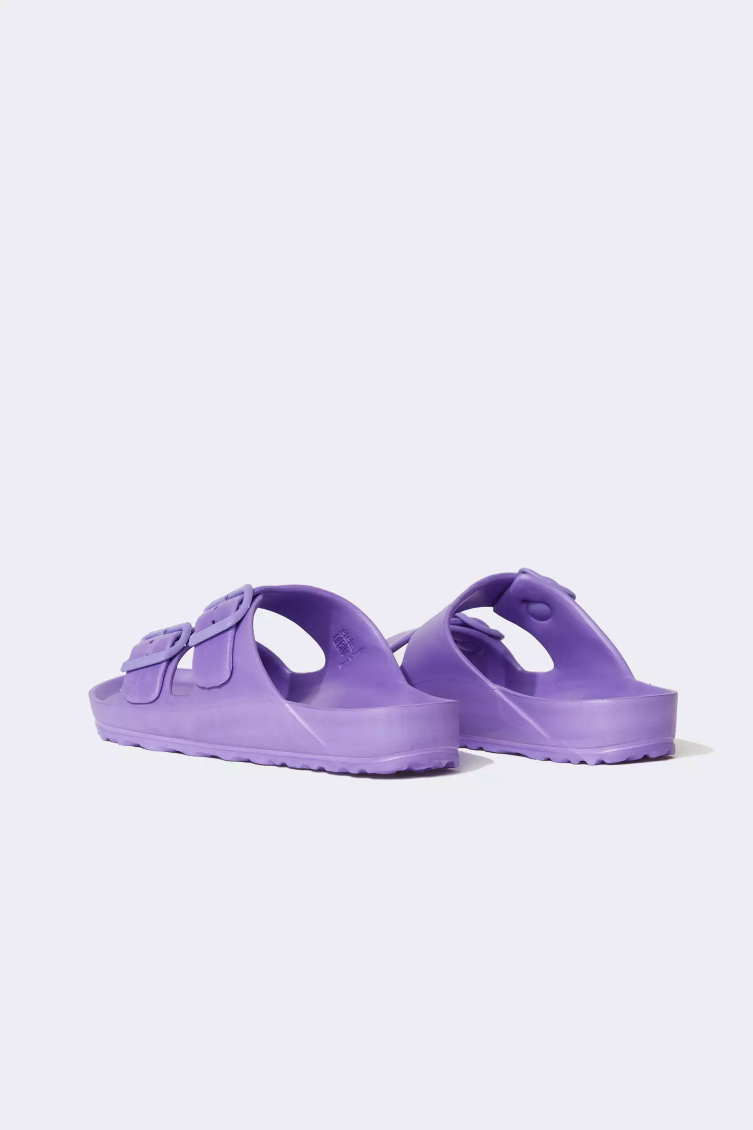 Eva Double Band Buckled Slippers