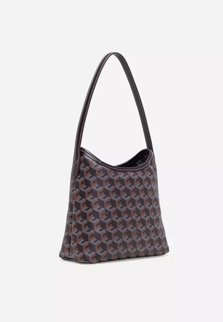 Alesso Mini Hobo Bag Chestnut Brown