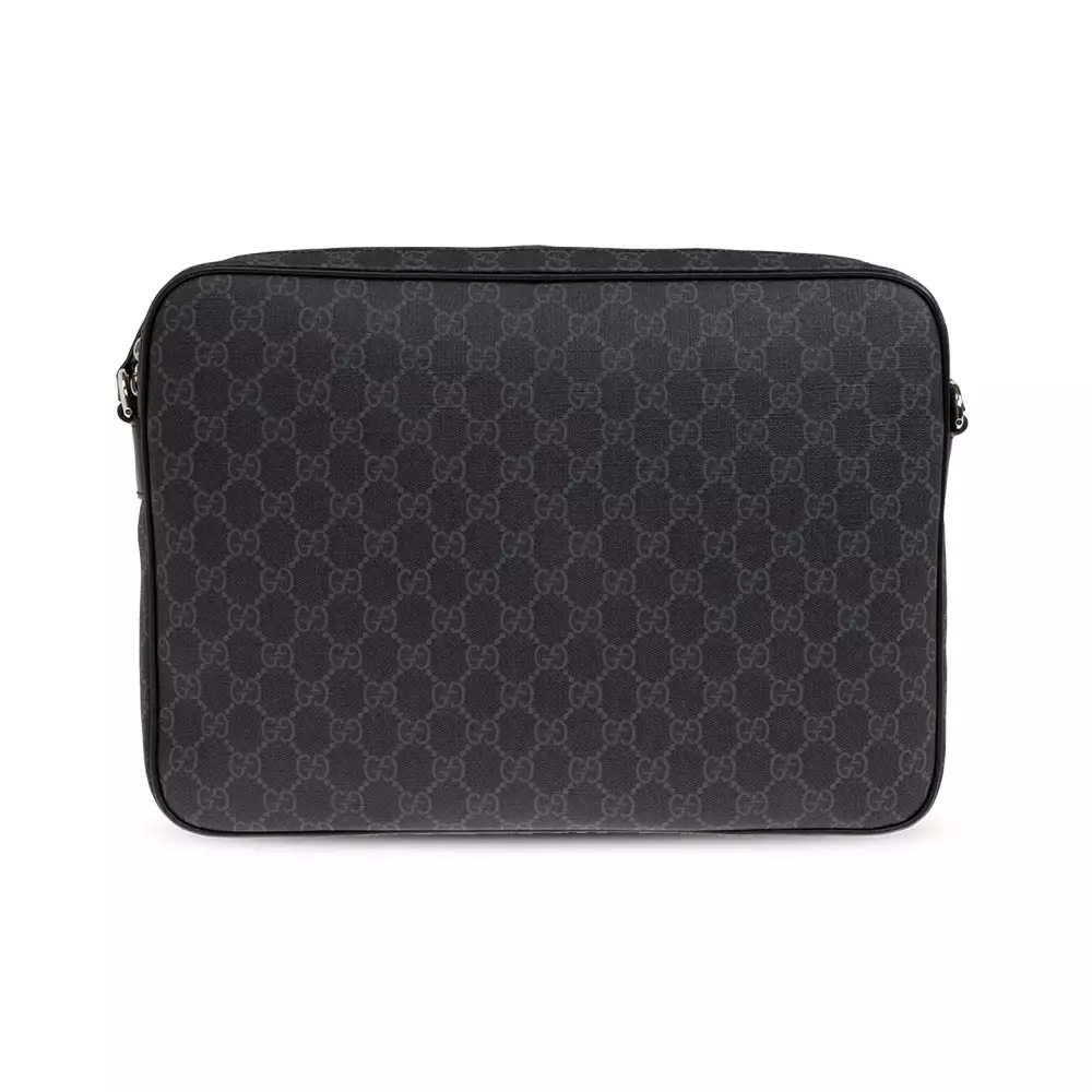 [4.4PRIL KEJUTAN HARGA] GG Supreme Canvas Messenger Bag Grey Black