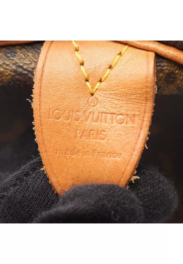 Pre-Loved Louis Vuitton speedy 40 monogram Handbag PVC leather Brown