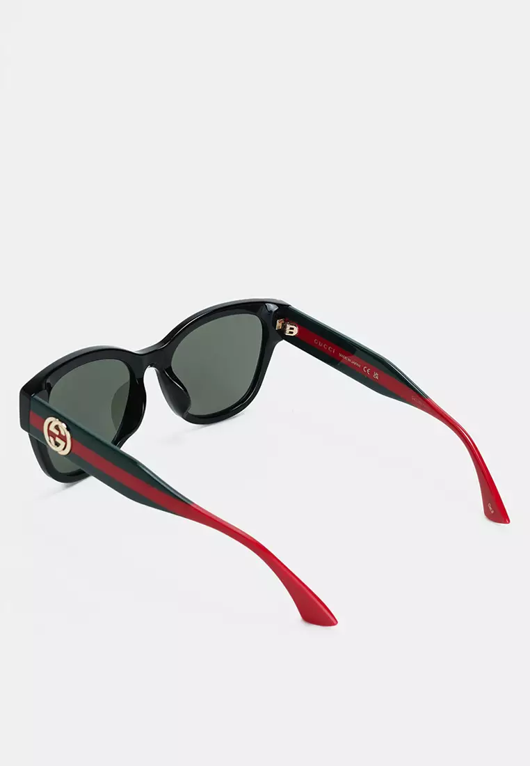 Low Nose Bridge Fit Butterfly Sunglasses