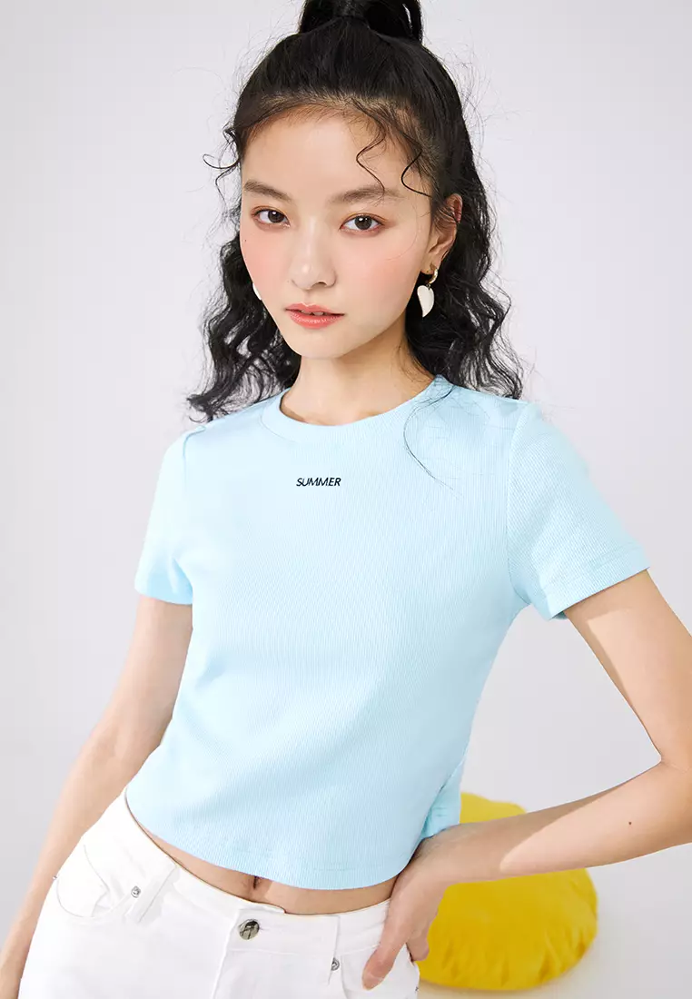 'Summer' Knitted Cropped Top