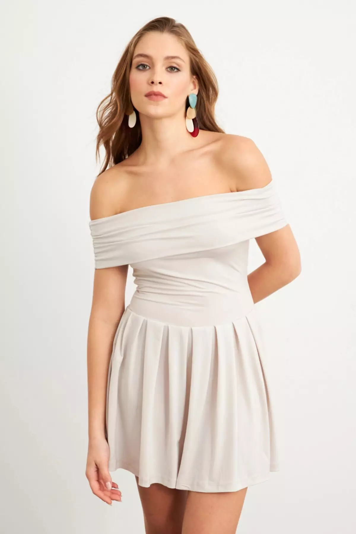 Madonna Collar Mini Dress