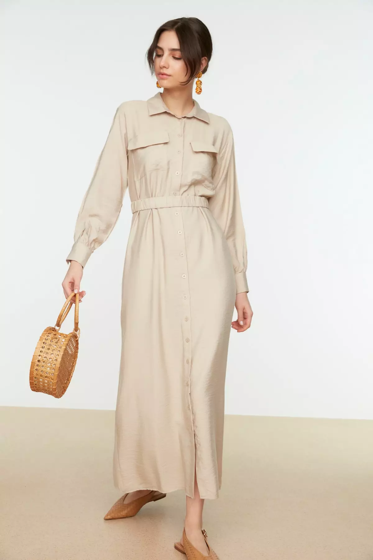 Modest shirt dress discount