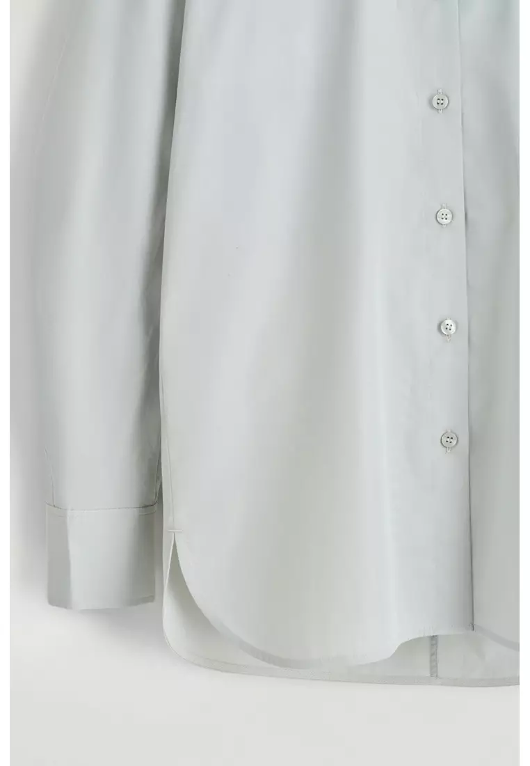 ROUNDED PIMA COTTON SHIRT