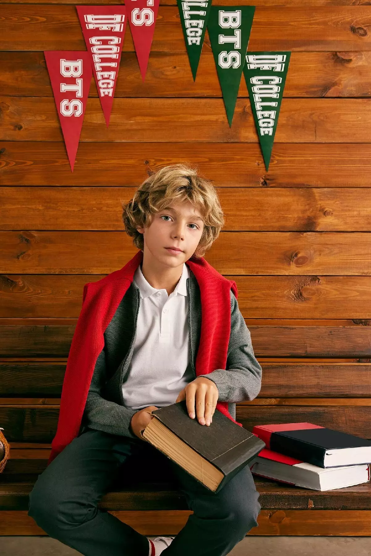 Boy's White Pique Short Sleeve Polo School T-Shirt K1689a623sm