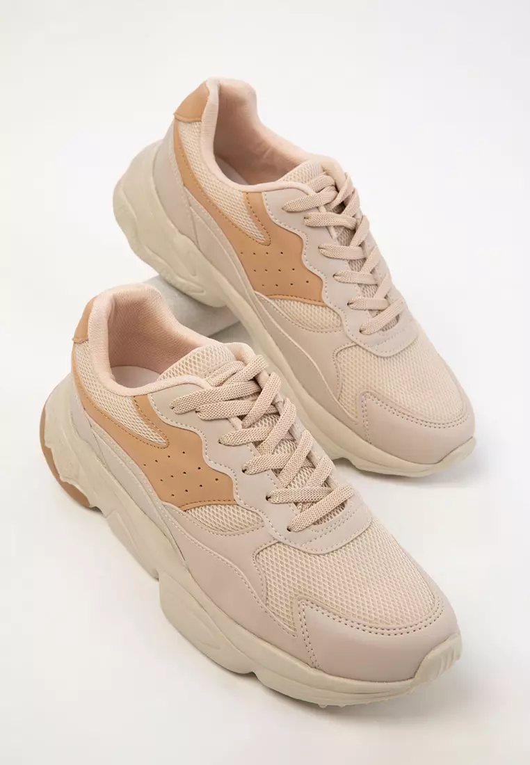 Beige-Tan Women's Sneaker 20592