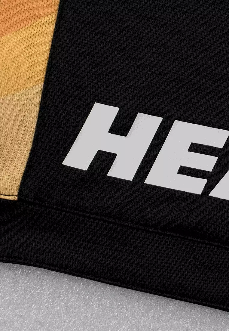 Cromatics Team Logo Print Miami Heat Regular Fit Mens Basketball Shorts