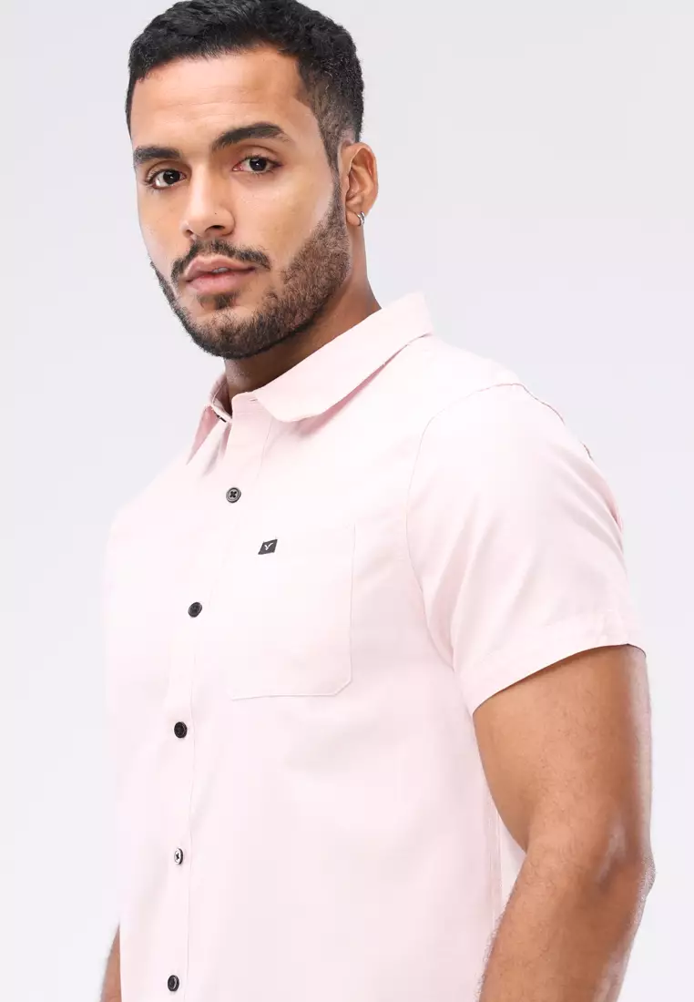 Woven Oxford Polo Short Sleeves