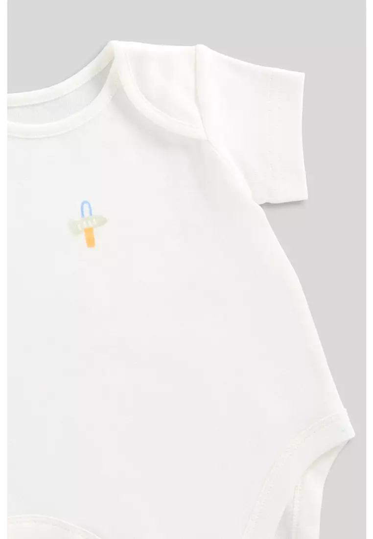 Vehicles Short-Sleeved Bodysuits - 5 Pack