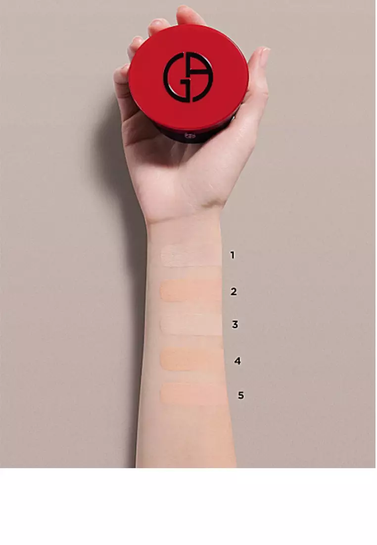 GIORGIO ARMANI - My Armani To Go Essence-In-Foundation Cushion SPF 23 #3 (Case x1 + Refill 15g x1)