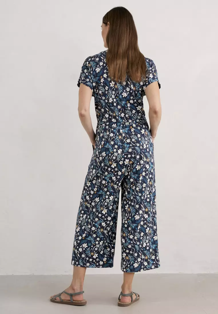 Buy Seasalt Cornwall Seasalt Cornwall Navy Rose Trellis Jumpsuit 2025 ...