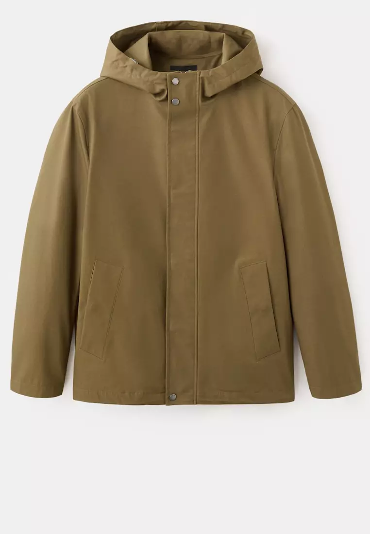 Water-Repellent Parka Jacket With Pockets