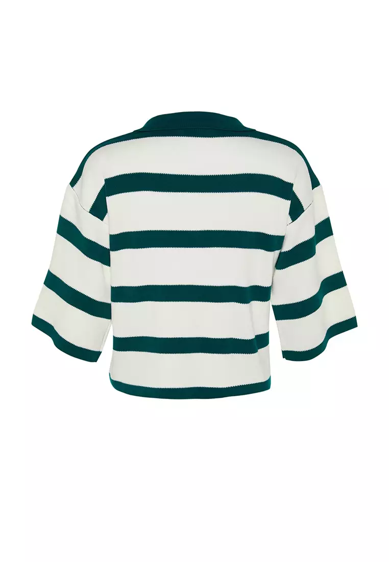 Basic Striped Knitwear Sweater