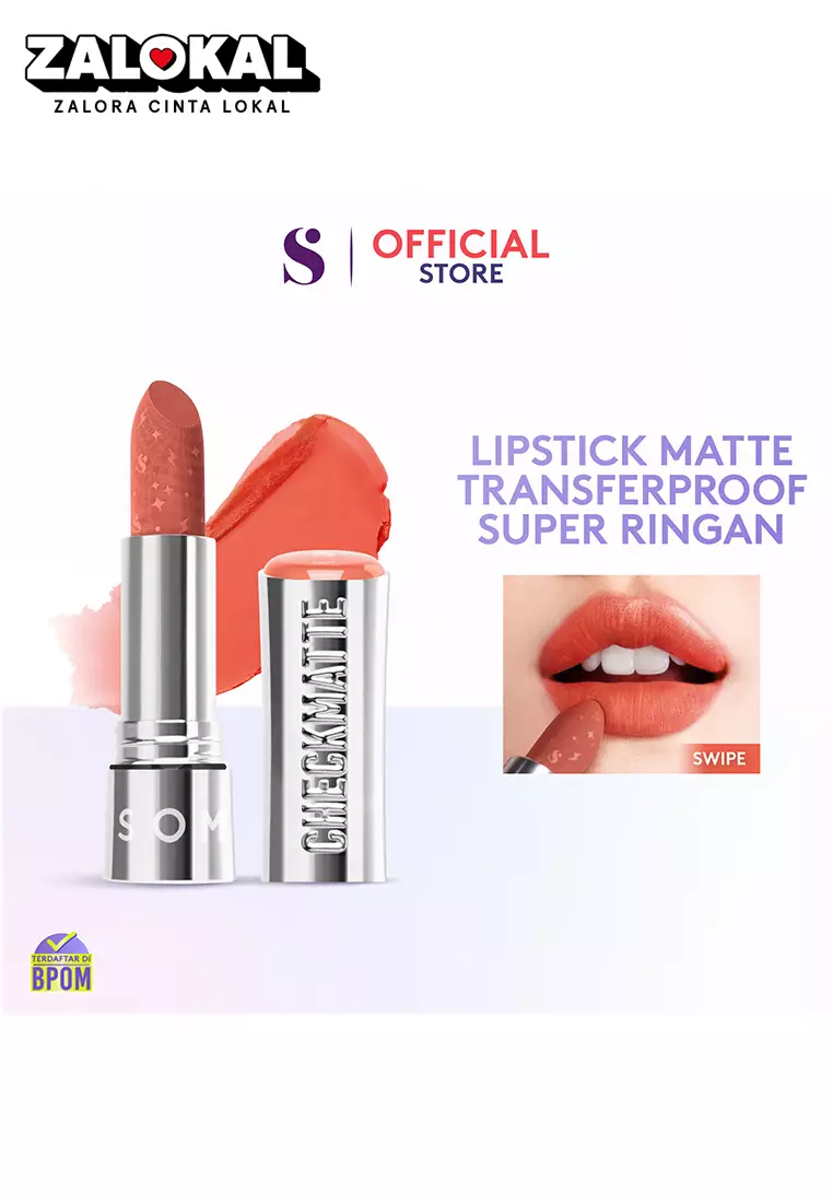 SOMETHINC Checkmatte Transferproof Lipstick - 13 Swipe