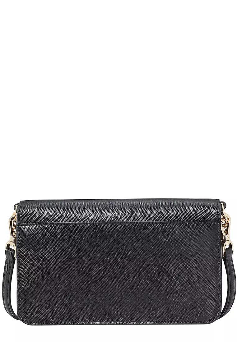 Madison Small Flap Crossbody Bag In Black kc586