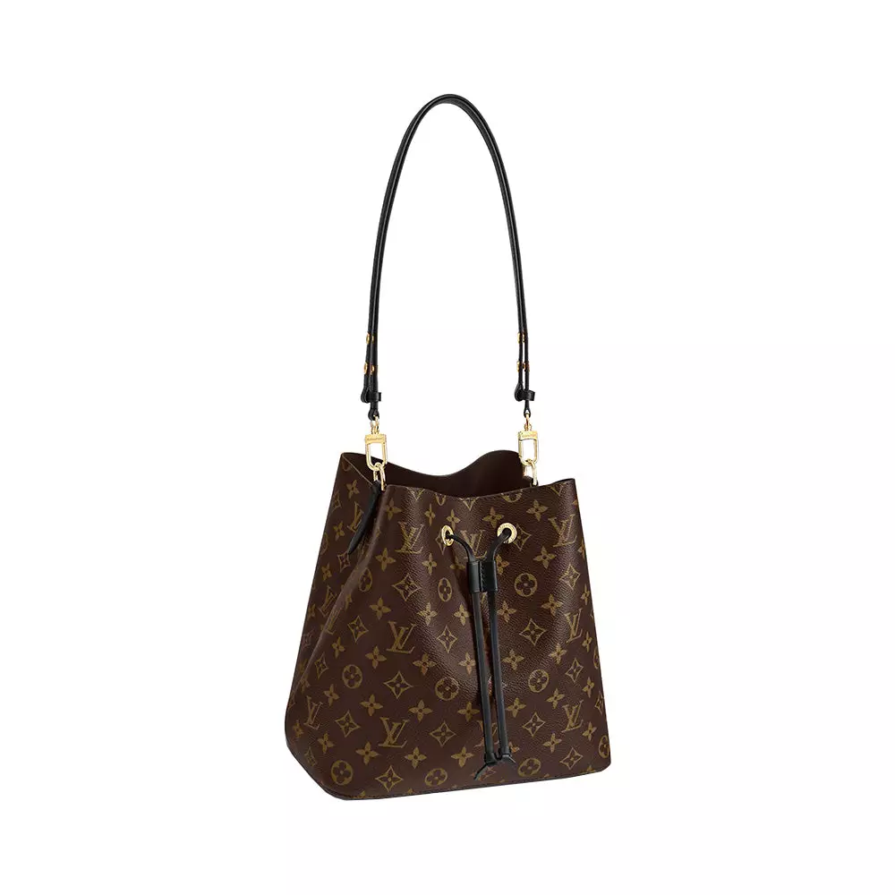 NéoNoé MM Monogram Bucket Bag Black