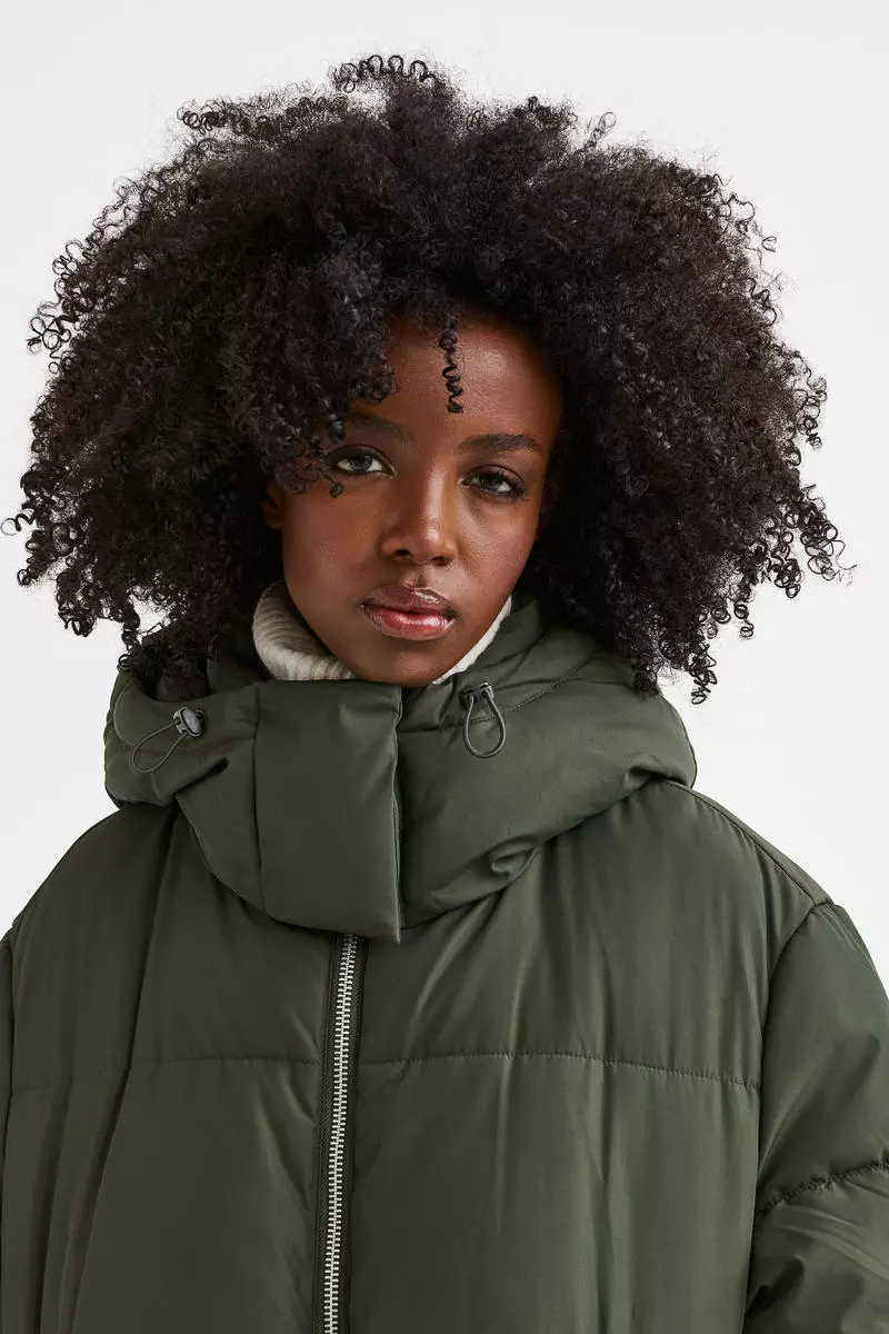 Buy H M Hooded puffer coat 2024 Online ZALORA Philippines