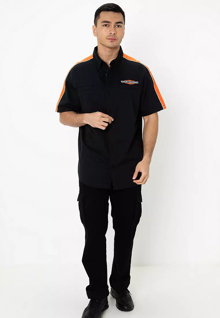 Harley-Davidson® Stacked Bar & Shield Short Sleeve Shirt